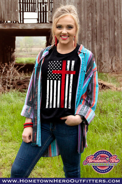 Cross Flag Tees