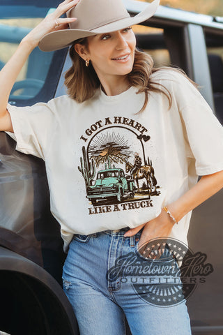 Heart Like a Truck Tee