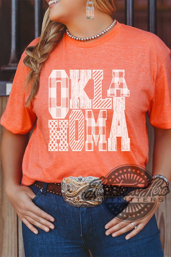 Oklahoma Block Print Shirts