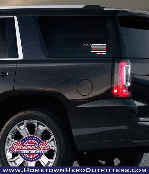Oklahoma Window Stickers - Blue Line/Red Line